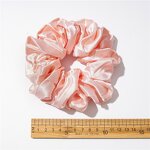 Hair Scrunchies - Manufacturer 15CM XL Solid Color Satin Oversized Silk