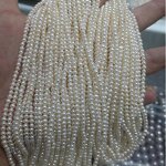 Pearl Chain - Manufacturer 2-3mm Potato Natural Freshwater Small Pearls