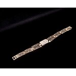 Jewelry Set - Manufacturer 4PCS 18K Gold Diamond Necklace Earrings Bracelet