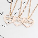 Necklace - Manufacturer 3 Best Friend Forever Gold Jewelry 2023 Hot Selling