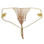 Body Chain - Manufacturer Rhinestone Sexy Thong Panties Transparent