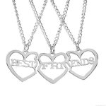 Necklace - Manufacturer 3 Best Friend Forever Gold Jewelry 2023 Hot Selling