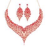 Jewelry Set - Manufacturer Luxury Zirconia Drop Wedding Necklace Earrings