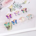 Ring - Manufacturer 18K Gold Plated Colorful Glass Stone Butterfly Finger