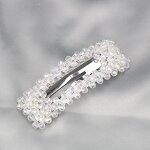 Hair Clips - Manufacturer Multi Color ABS Crystal Stainless Steel Women