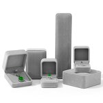 Jewelry Box - Manufacturer Wholesale Velvet Red Black Custom Logo Gift