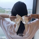 Hair Clip - Manufacturer Korea Big Bow Pearl Spring Elegant Women