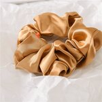 Hair Scrunchies - Manufacturer Wholesale Satin Solid Color Chouchou Girl