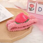 Headband - Manufacturer Lovely Peach Pink Elastic Face Wash for Women