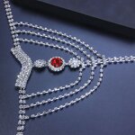 Body Chain - Manufacturer Sexy Rhinestone Bra Thong Bikini Belly Set