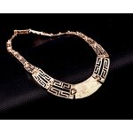 Jewelry Set - Manufacturer 4PCS 18K Gold Diamond Necklace Earrings Bracelet