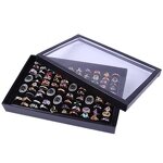 Ring Display - Manufacturer 100pcs Lid Tray Organizer Jewelry Storage