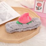 Headband - Manufacturer Lovely Peach Pink Elastic Face Wash for Women