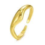 Ring - Manufacturer 18K Gold Plated Double Copper Couple Real Gold Plated
