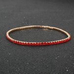 Bracelet - Manufacturer Multicolor Rhinestone Elastic Tennis Pulsera