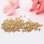 Beads - Manufacturer 14K/18K Gold Small Hole Round Ball 100pcs/bag