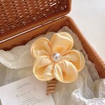 Hair Scrunchies - Manufacturer Summer Big Flower Pearl Sweet Fashion Girl