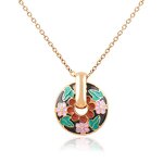 Jewelry Set - Manufacturer 18K Gold Plated Enamel Stainless Steel Necklace
