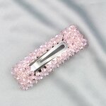 Hair Clips - Manufacturer Multi Color ABS Crystal Stainless Steel Women