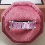 Ring - Manufacturer Luxury Zircon Full Diamond Knuckle Bling for Women