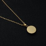 Necklace - Manufacturer Turkish Blue Eye Gold Stainless Steel Rhinestone Evil