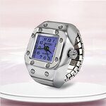 Ring Watch - Manufacturer Ins Quartz Stainless Steel Elastic Finger Unisex