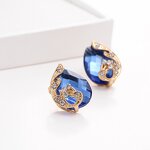 Jewelry Set - Manufacturer Gemstone Tear Drop Heart Pendant Necklace Earring