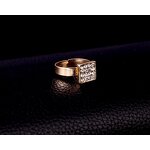 Jewelry Set - Manufacturer 4PCS 18K Gold Diamond Necklace Earrings Bracelet