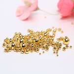Beads - Manufacturer 14K/18K Gold Small Hole Round Ball 100pcs/bag