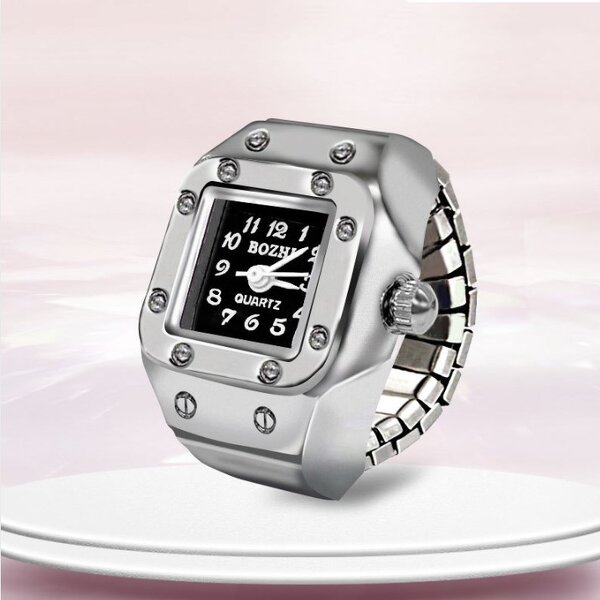 Ring Watch - Manufacturer Custom Square Quartz Fashion Fine Jewelry Finger