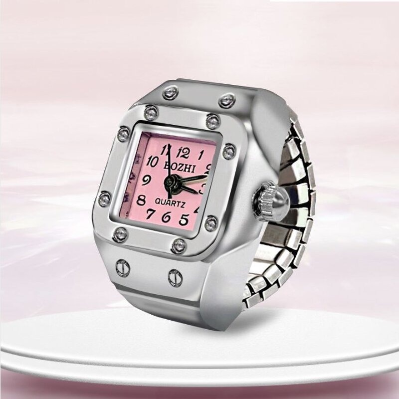 Ring Watch - Manufacturer Steel Mini Finger Fashion Jewelry for Men Women