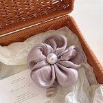 Hair Scrunchies - Manufacturer Big Flower Pearl Candy Color Princess