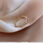Ring - Manufacturer Zircon Stone 18K Gold Ball Crystal Finger for Ladies