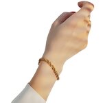 Bracelet - Manufacturer Hiphop Cuban Chain 18K Gold Plated Stainless