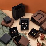 Jewelry Box - Manufacturer Black Custom Foil Paperboard Watch Storage