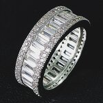 Ring - Manufacturer Full Diamond CZ Promise Wedding Engagement 2023 Hot