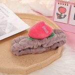 Headband - Manufacturer Lovely Peach Pink Elastic Face Wash for Women