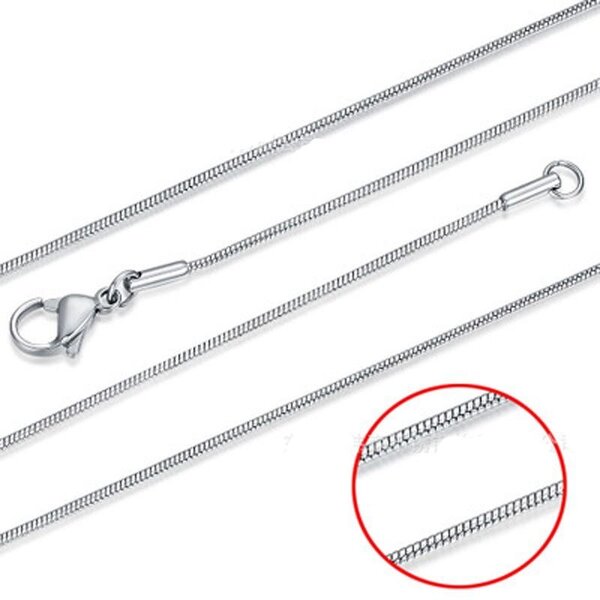 Chain - Manufacturer 925 Silver Snake Stamped 16-30 Inch Wholesale Necklace