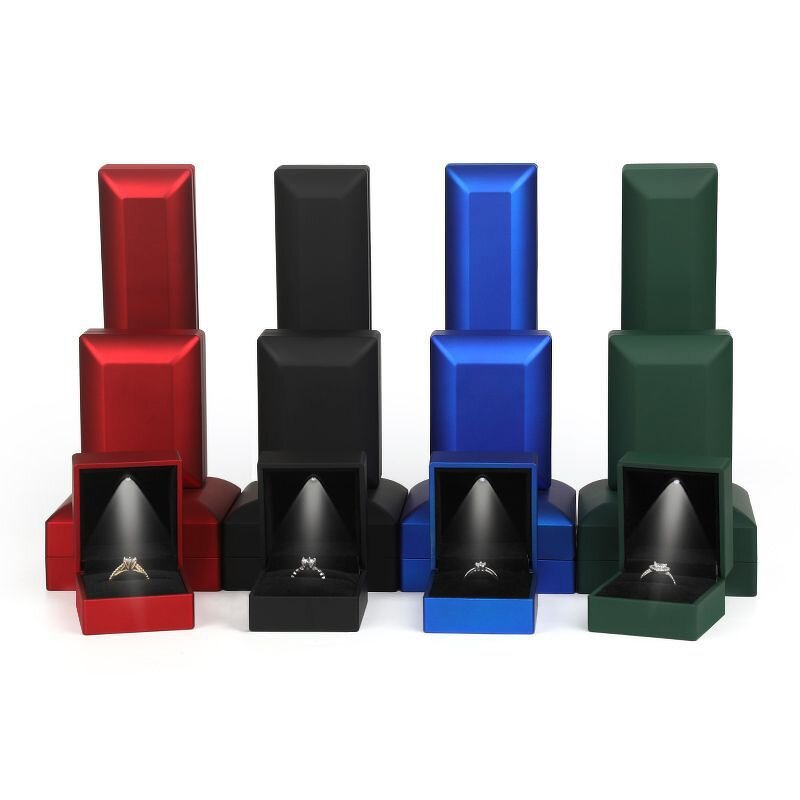 Jewelry Box - Manufacturer LED Light Square Custom Logo Gift Packaging