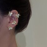 Earrings - Manufacturer Butterfly Clip No Piercing Zircon Ear Cuff Fashion