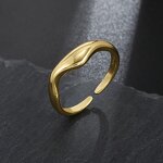 Ring - Manufacturer 18K Gold Plated Double Copper Couple Real Gold Plated