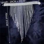 Choker - Manufacturer Sexy Rhinestone Halter Gold Silver Tassel Diamond