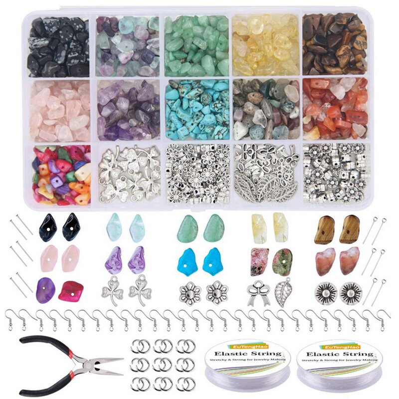 Beads Kit - Manufacturer Irregular Chips Natural Gemstone DIY Jewelry