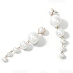 Earrings - Manufacturer Fashion Imitation Pearl Long Drop Dangle for Women