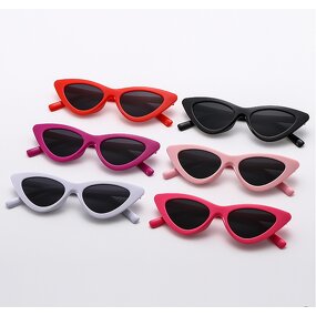 Sunglasses - Manufacturer Kids Cat Eye Triangle Sun Block Cool Trendy