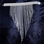 Choker - Manufacturer Sexy Rhinestone Halter Gold Silver Tassel Diamond