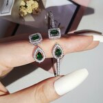 Bracelet - Manufacturer Micro Pave 3A Zircon Geometric Tennis Diamond