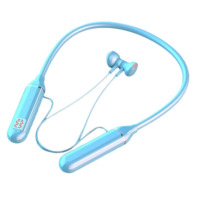 Neckband Headphones Manufacturer - BT 5.4 Gaming LED Display