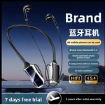 Neckband Headphone Manufacturer - LED Battery Display Noise Cancelling