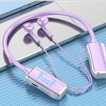 Neckband Headphone Manufacturer - LED Battery Display Noise Cancelling